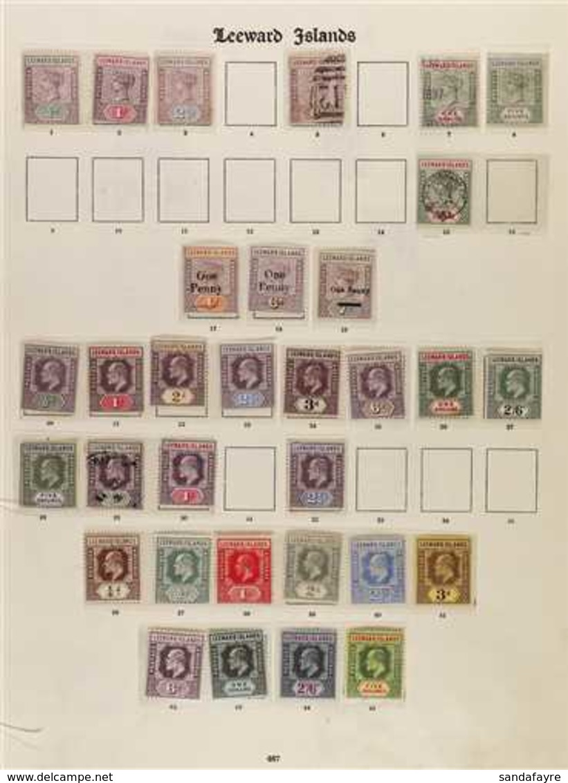 BRITISH WEST INDIES  Interesting Balance Of A Valuable Collection On "Imperial" Pages With Many Scarce And Better Stamps - Other & Unclassified