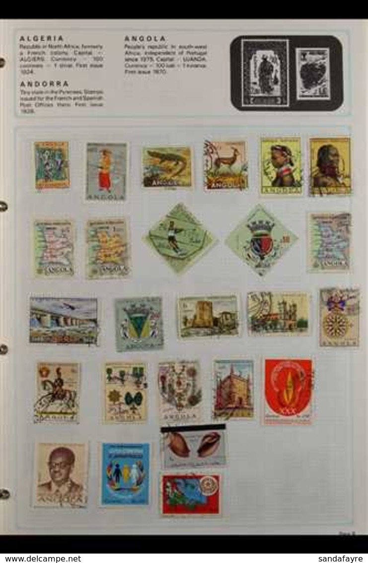 WORLD COLLECTION  Late 19th Century To Early 2000's Mint & Used Chiefly All Different Stamps In Three Albums, We See Ade - Andere & Zonder Classificatie