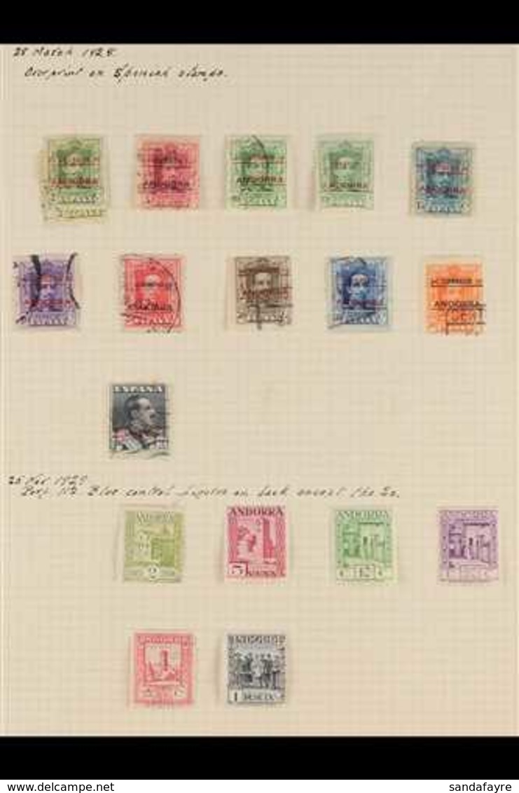 SPANISH  1928-1953 Mint And Used Collection On Album Pages. Note 1928 Alfonso Set To 1p Used, 1929-37 Perf 14 Set Used P - Andere & Zonder Classificatie