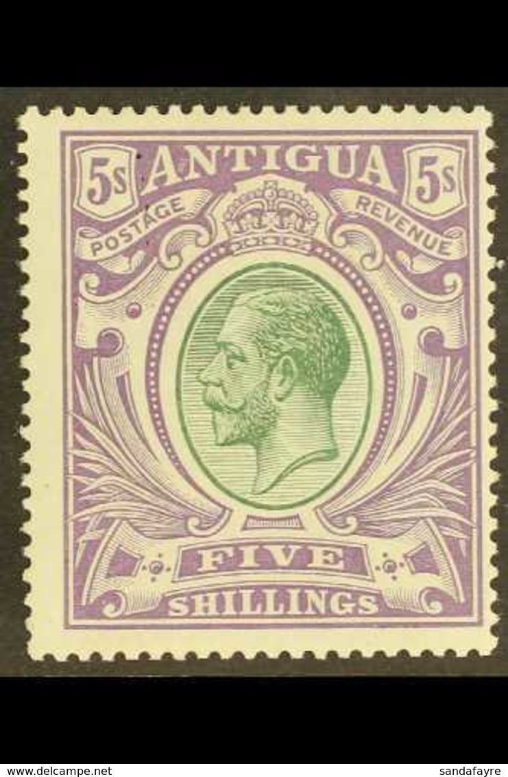 1913  5s Grey Green And Violet, Geo V, SG 51, Fine Mint. For More Images, Please Visit Http://www.sandafayre.com/itemdet - Andere & Zonder Classificatie