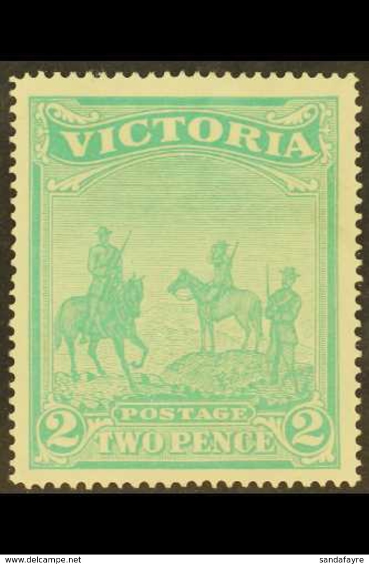 VICTORIA  1900 2d Emerald-green Anglo-Boer War Patriotic Fund, SG 375, Very Fine Mint, Part Original Gum, Nice Centering - Autres & Non Classés