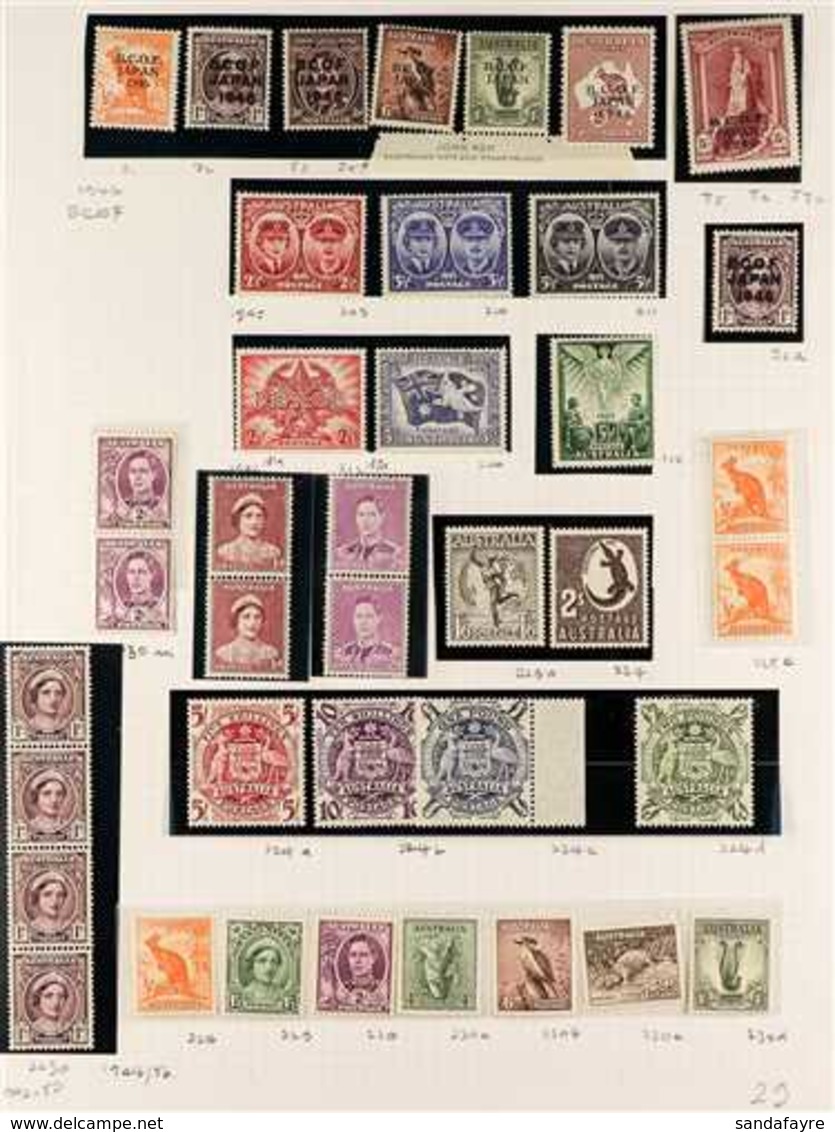 1937 - 1984 MINT ONLY COLLECTION  Highly Complete Mint/never Hinged Mint In Mounts On Pages With Additional Shades, Pape - Andere & Zonder Classificatie