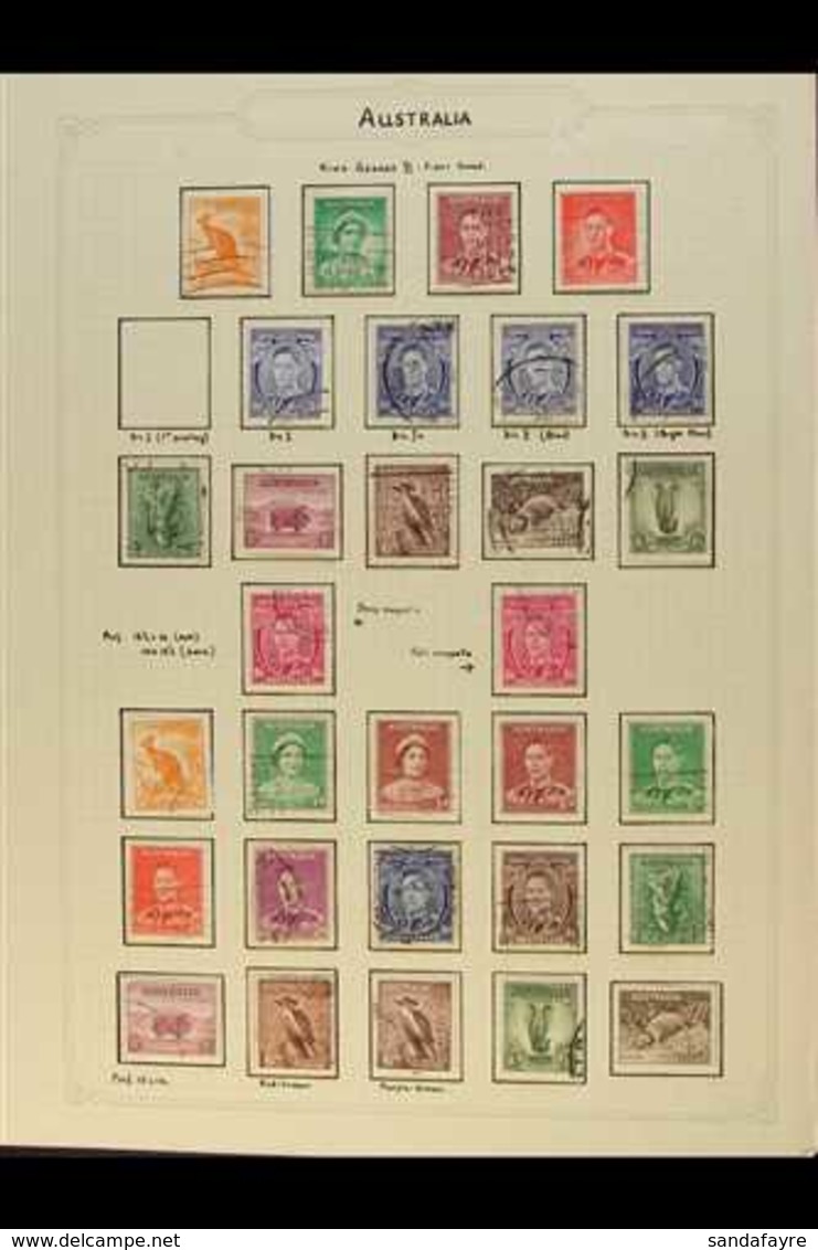 1937-70 VERY FINE USED COLLECTION.  An Attractive Collection With Many Sets, Shade, Paper & Perforation Variants Present - Andere & Zonder Classificatie