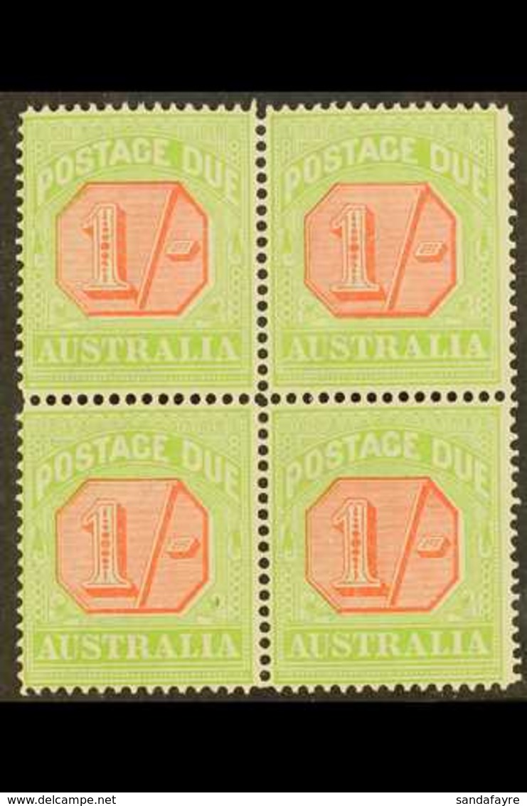 POSTAGE DUE  1913-23 Scarlet And Pale Yellow Green, SG D85, BLOCK OF FOUR Very Fine Mint. For More Images, Please Visit  - Autres & Non Classés