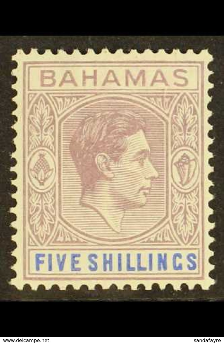 1938-52  5s Lilac & Blue Thick Paper, SG 156, Never Hinged Mint With Usual Streaky Gum & Striking Appearance! For More I - Andere & Zonder Classificatie