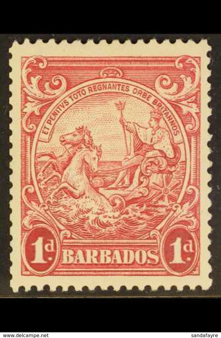 1938-47  1d Scarlet (1939), P13½ X 13, SG 249, Fine Mint For More Images, Please Visit Http://www.sandafayre.com/itemdet - Barbades (...-1966)