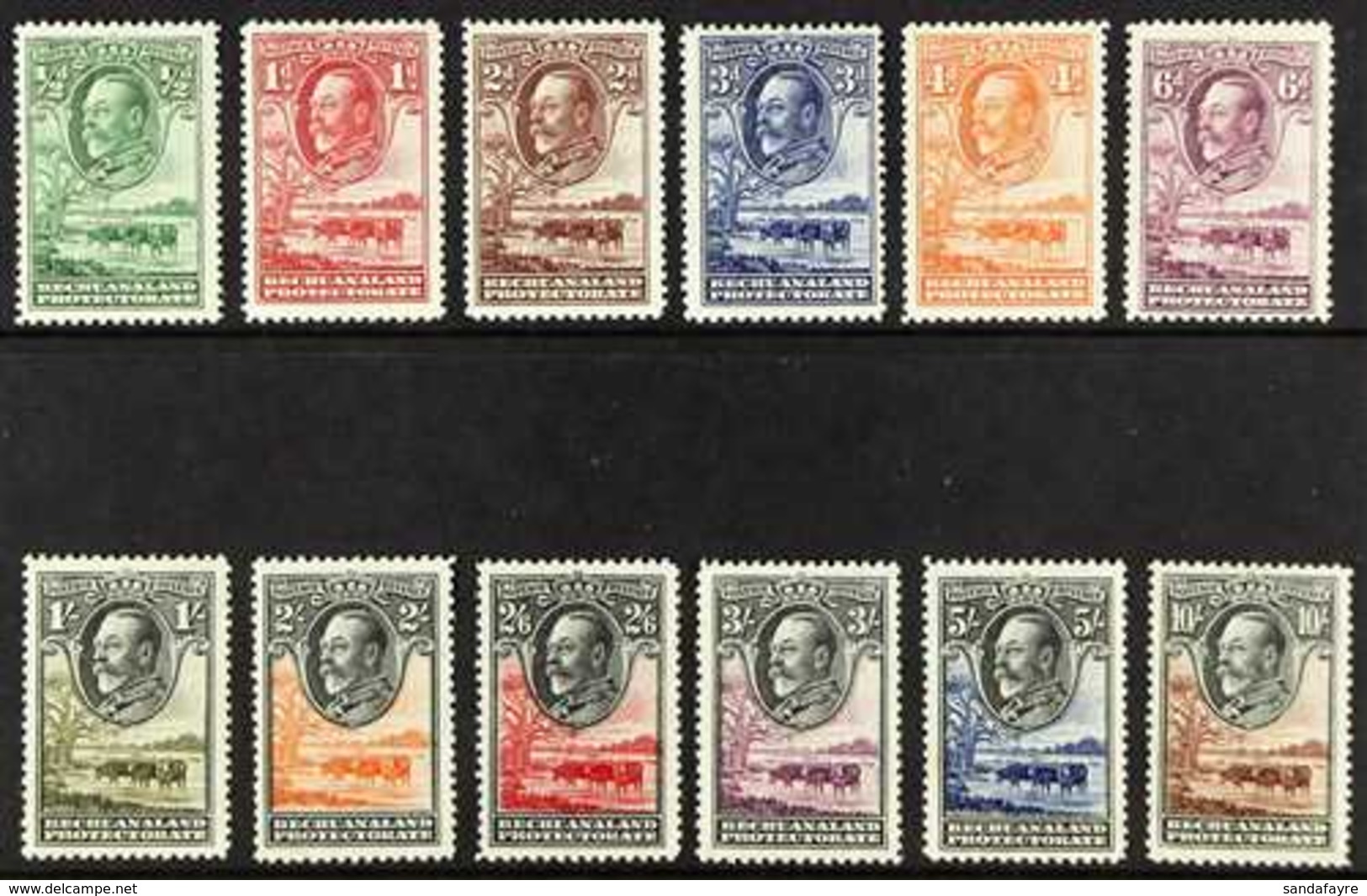 1932  Baobab Tree And Cattle Complete Set, SG 99/110, Very Fine Mint, Fresh & Attractive. (12 Stamps) For More Images, P - Other & Unclassified