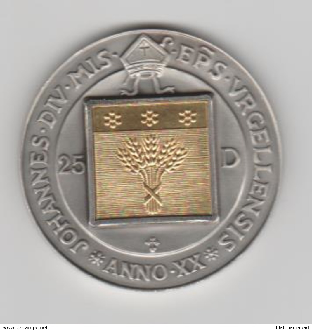 ANDORRA 1 MONEDA DE PLATA CON UNA PLACA DE ORO  Nº 72  TIRADA 2500.  SERVEI D'EMISSIÓNS  (E.M. - Andorre