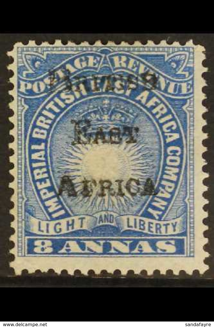 1895  8a Blue, SG 42, Fine Mint. For More Images, Please Visit Http://www.sandafayre.com/itemdetails.aspx?s=643208 - Brits Oost-Afrika