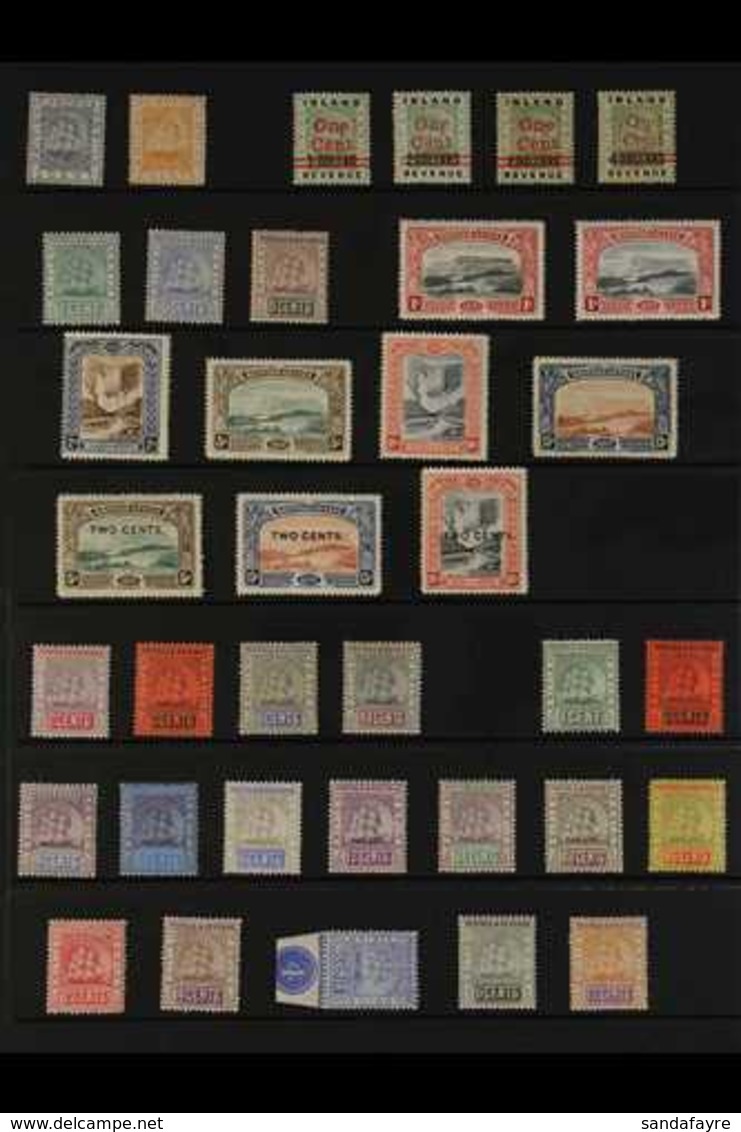 1876-1910 FINE MINT  All Different Collection. With 1876-79 (wmk CC) 1c And 2c; 1890 "One Cent" Surcharges Set; 1890-91  - Guyane Britannique (...-1966)