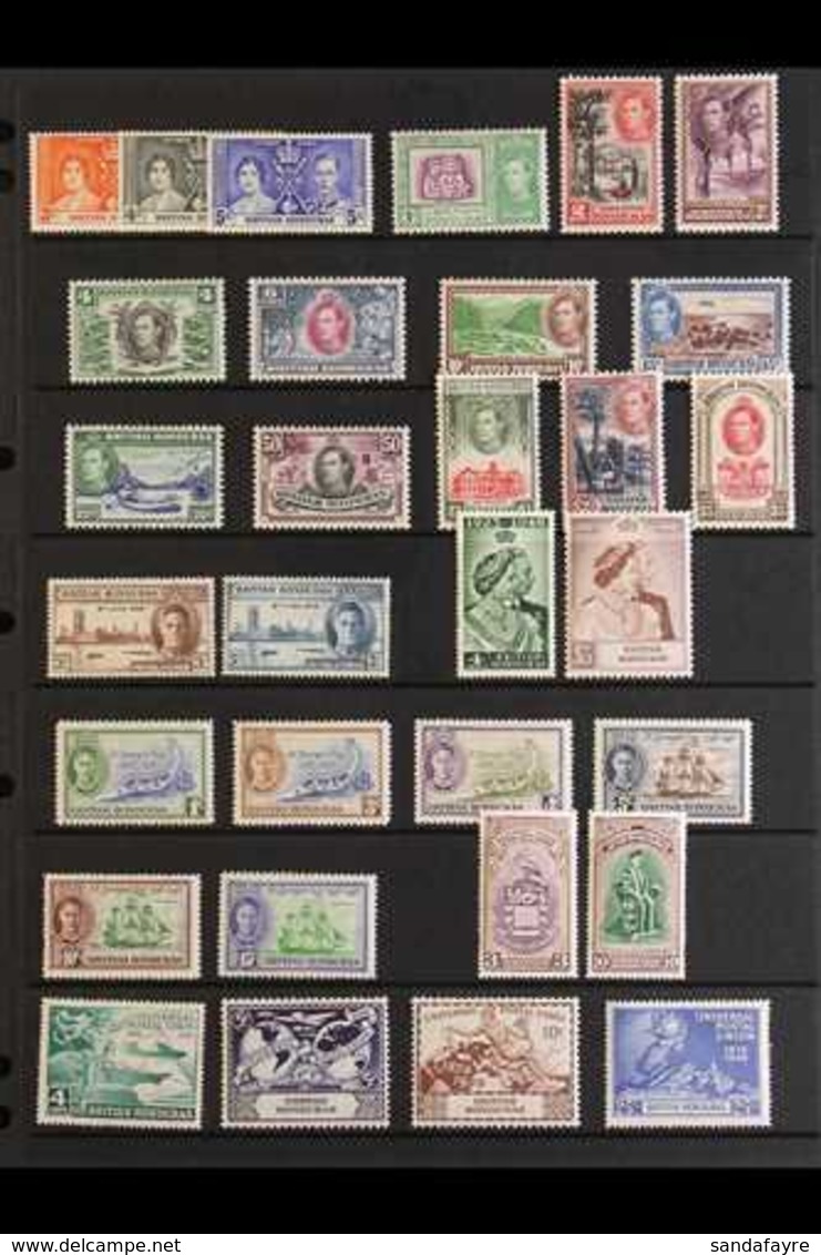 1937-51 COMPLETE KGVI MINT.  A Complete Fine Mint Run From Coronation To BWI, SG 147/77. (30+ Stamps) For More Images, P - Honduras Britannique (...-1970)