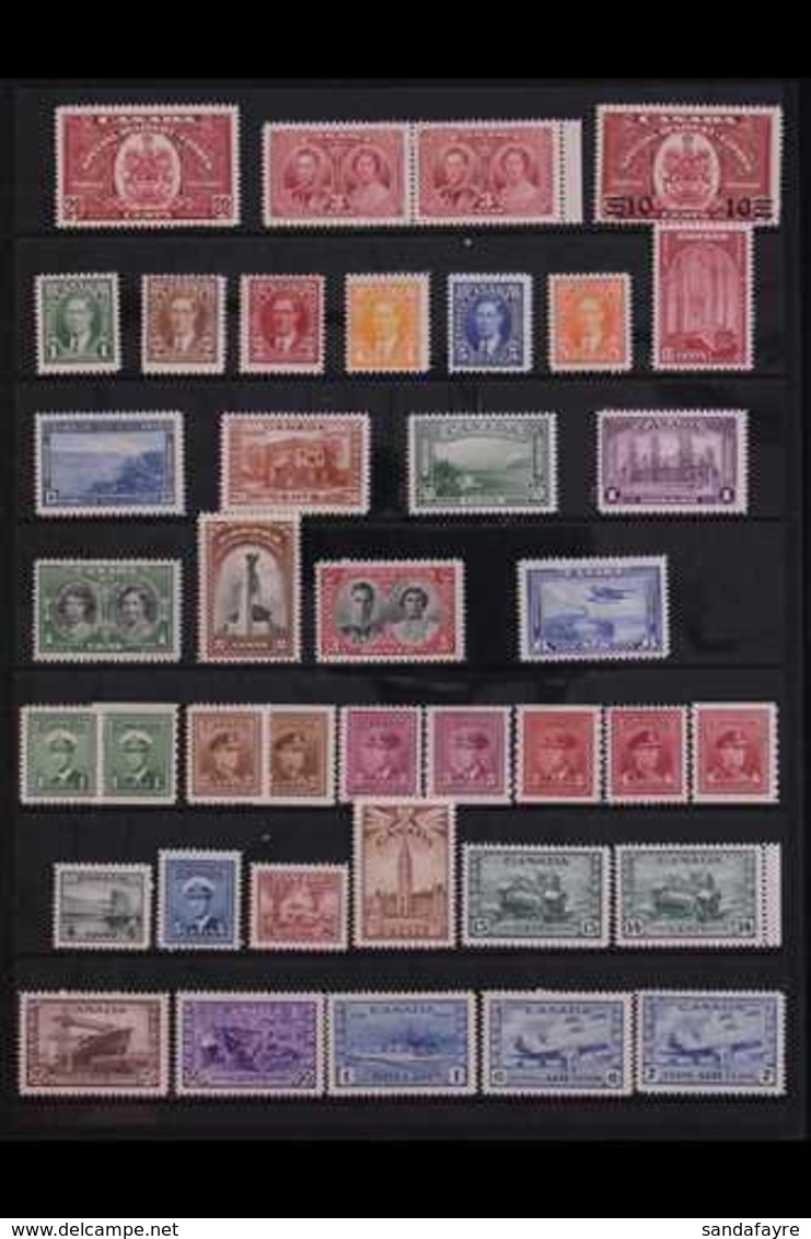 1937-52 VERY FINE MINT & NHM KGVI COLLECTION  Presented On Stock Page Offering A Highly Complete Postal Issues Collectio - Autres & Non Classés