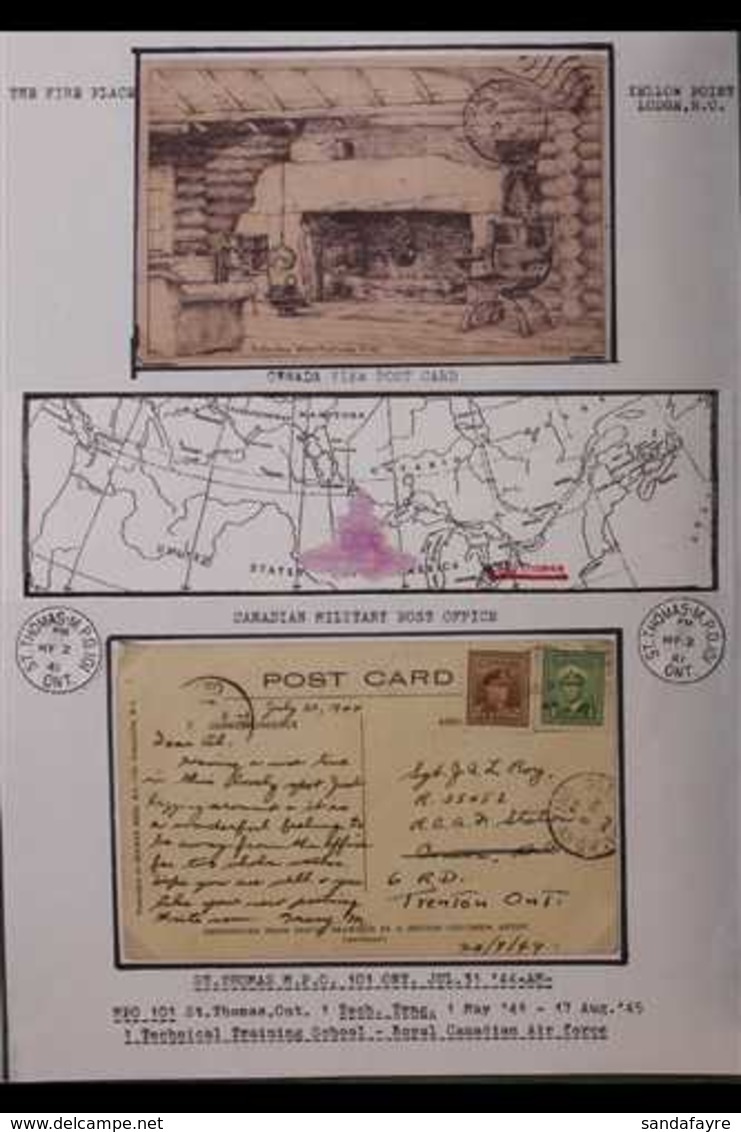 MILITARY POST OFFICES  1940-2014 FASCINATING STAMP, COVERS & CARDS COLLECTION Presented In A Trio Of Large Binders, An E - Andere & Zonder Classificatie