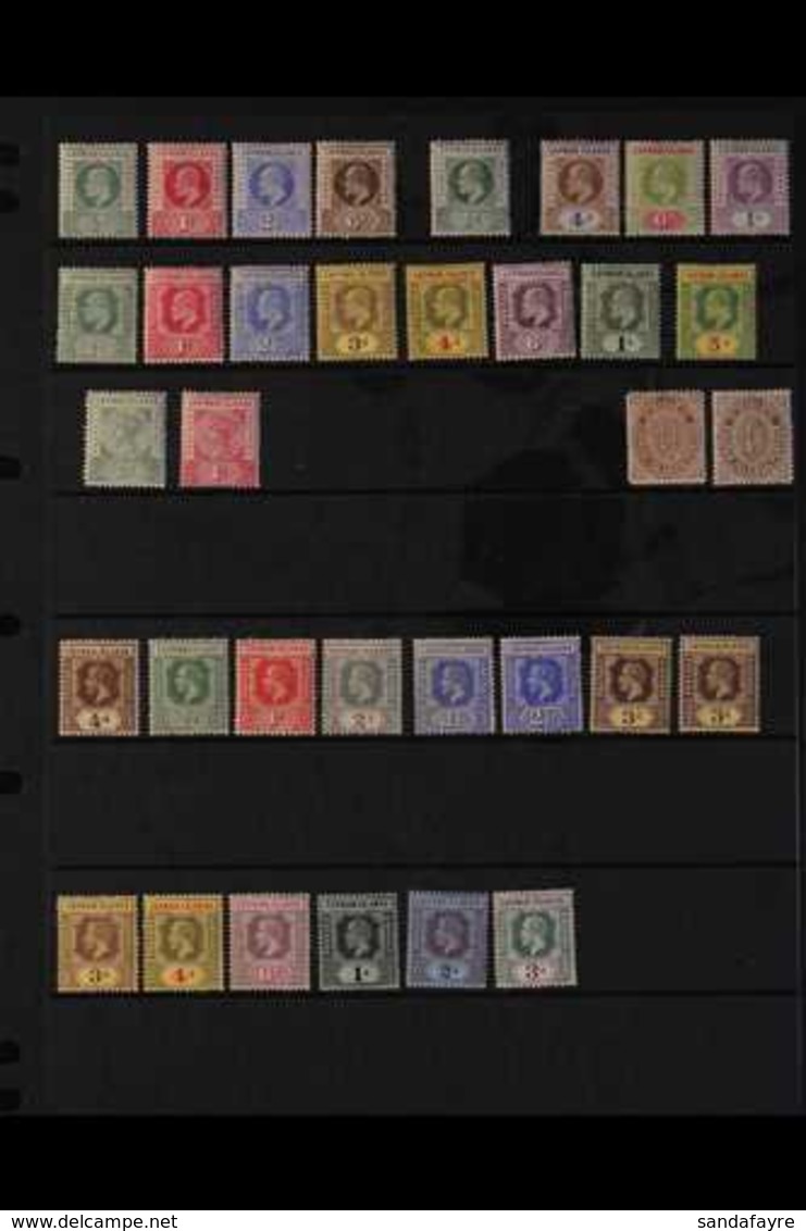 1900-35 MINT COLLECTION  Super, All Different Group With Better Stamps Throughout, Note 1900 QV ½d & 1d, 1907 4d, 6d & 1 - Iles Caïmans