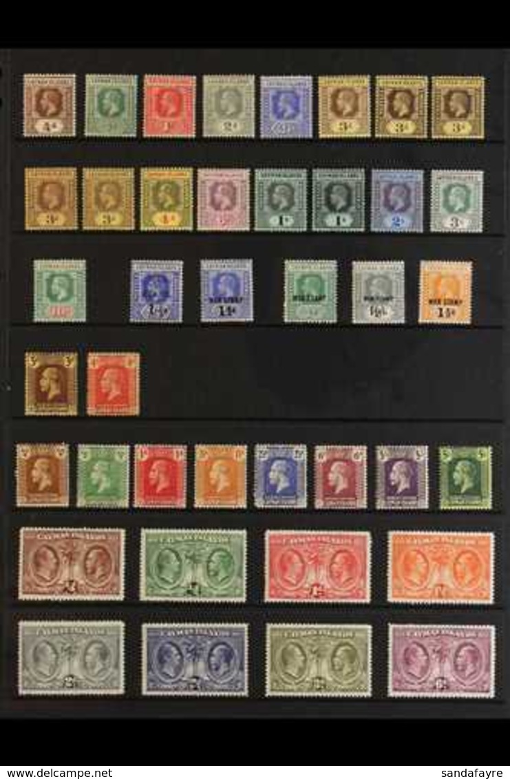 1912-35 FINE MINT COLLECTION  An Attractive All Different Collection Which Includes 1912-20 Good Range Of Values To 1s W - Iles Caïmans