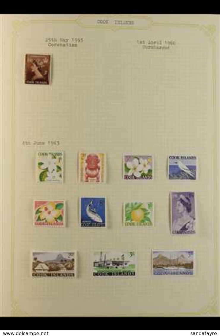 1953-1980 VERY FINE MINT & NHM COLLECTION  Presented In An Album, ALL DIFFERENT, With Many Complete Sets & A Good Range  - Cookeilanden