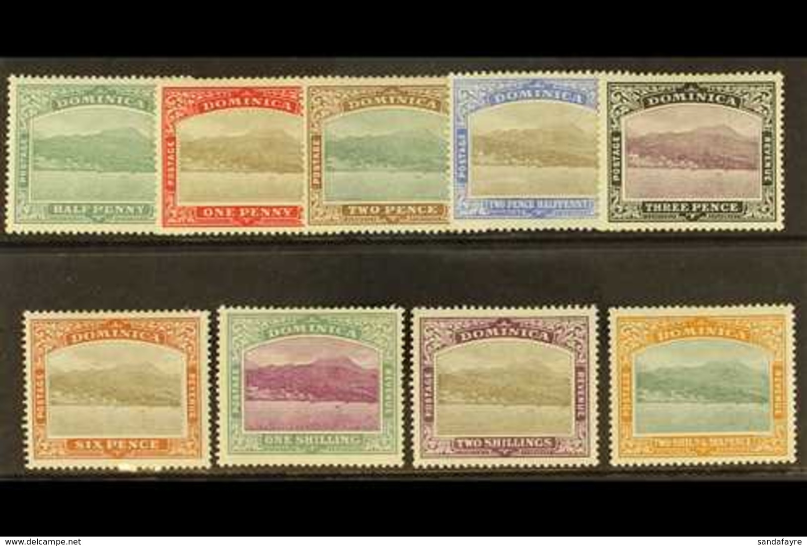 1903  Rosea From The Sea Set To 2s 6d, SG 27/35, Fine To Very Fine Mint. (9 Stamps) For More Images, Please Visit Http:/ - Dominica (...-1978)