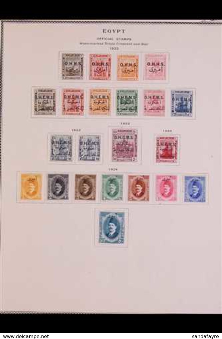 OFFICIALS  1907-1952 VERY FINE MINT All Different Collection. A Delightful COMPLETE BASIC RUN For The Period (without SG - Autres & Non Classés