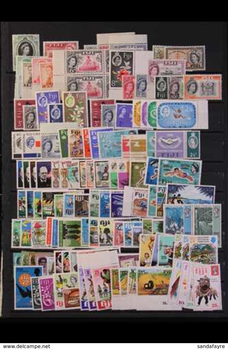 1953-88 NEVER HINGED MINT COLLECTION.  An All Different Collection, Mainly Of Complete Sets Presented On Stock Book Page - Fiji (...-1970)