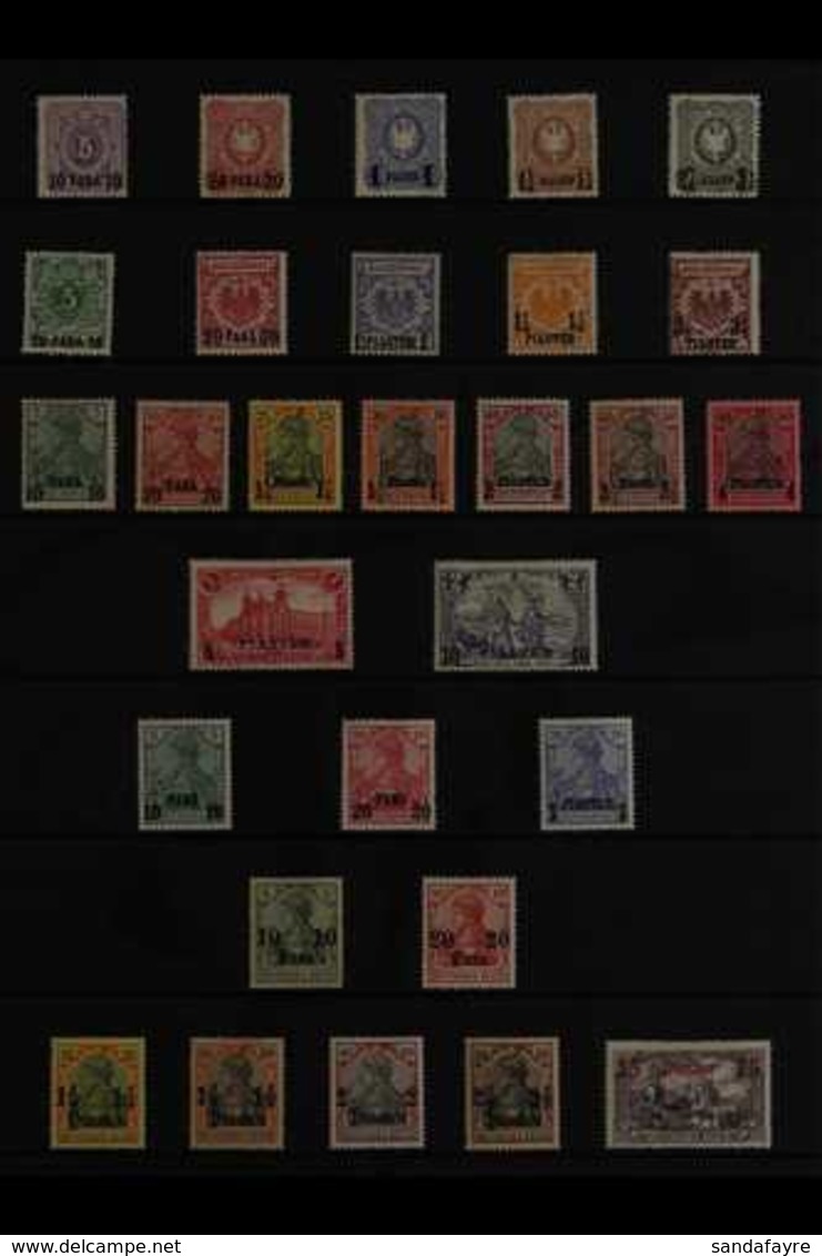 POST OFFICES IN TURKEY  1884-1908 MINT COLLECTION Presented On Stock Pages That Includes The 1884 Empire Issues Surcharg - Autres & Non Classés