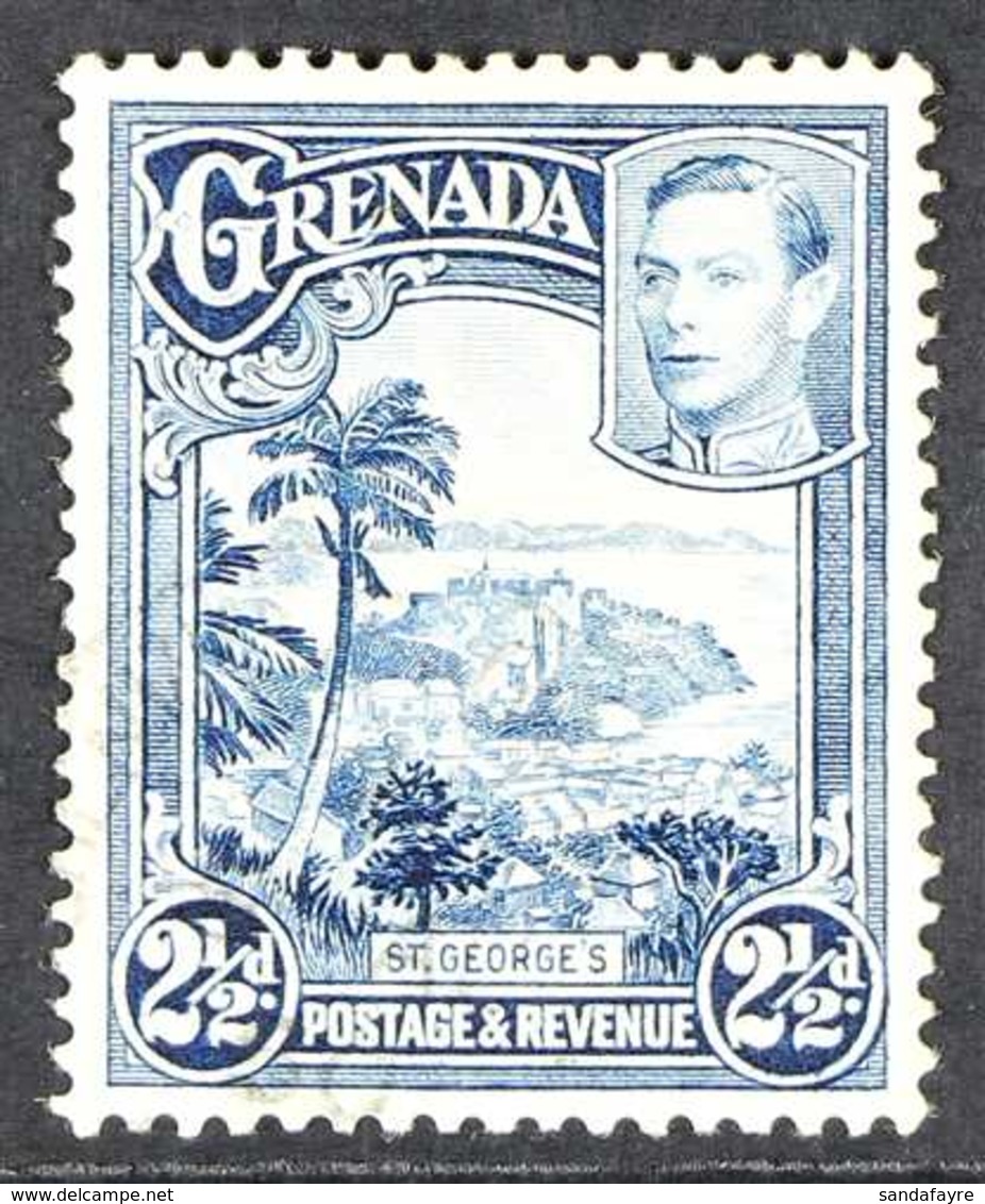 1938  2½d Bright Blue, Geo VI "St George's", Perf 12½x13½, SG 157a, Very Fine Used. For More Images, Please Visit Http:/ - Grenade (...-1974)