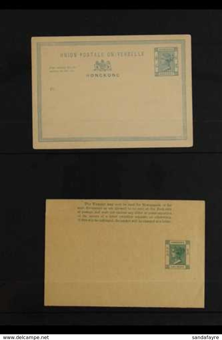 POSTAL STATIONERY  QV To Early QEII All Different Unused Collection. With Postal Cards (6), QV 2c Wrapper, And Aerogramm - Autres & Non Classés