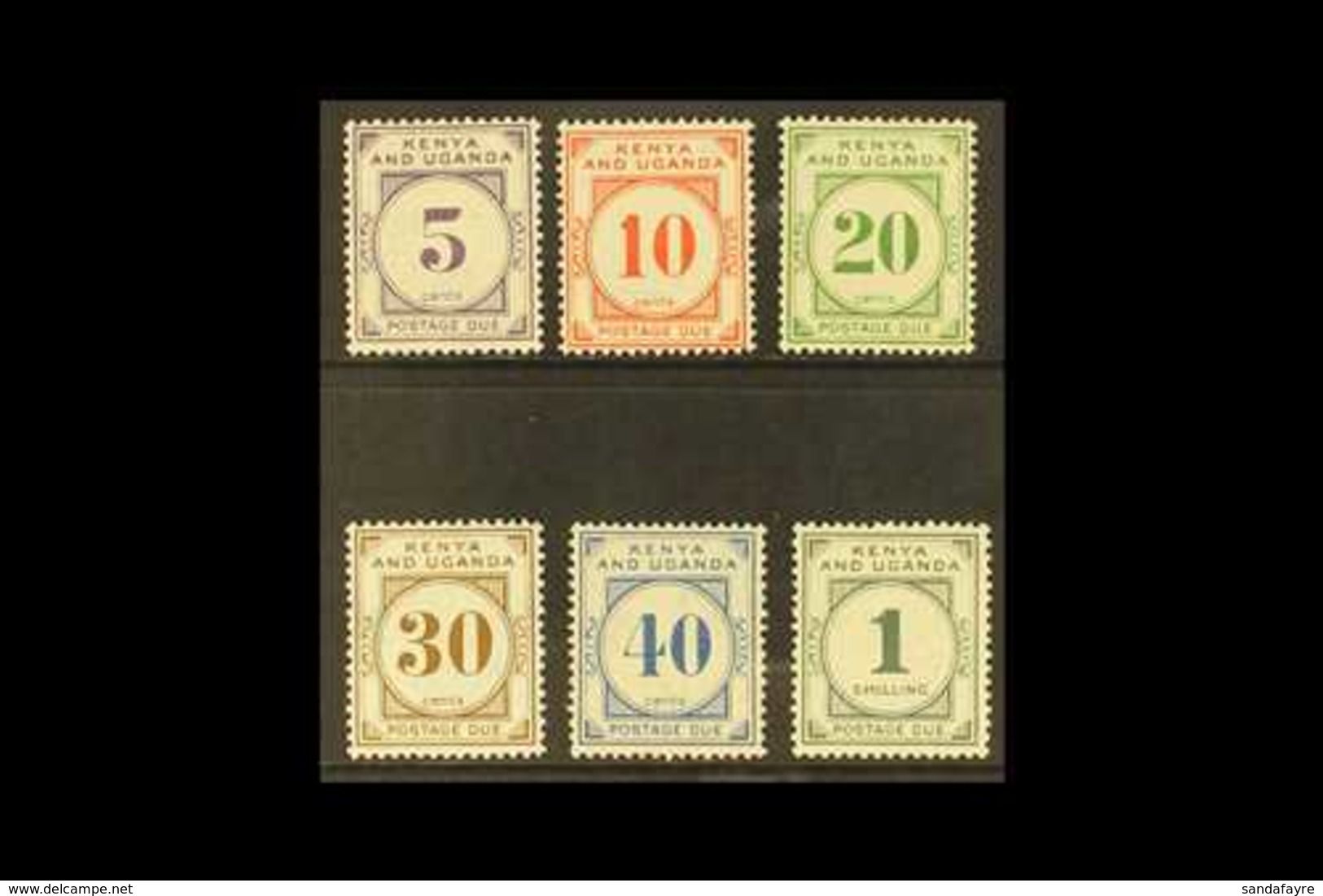 1928-33  Postage Due Set, SG D1/6, Fine Mint. (6 Stamps) For More Images, Please Visit Http://www.sandafayre.com/itemdet - Vide