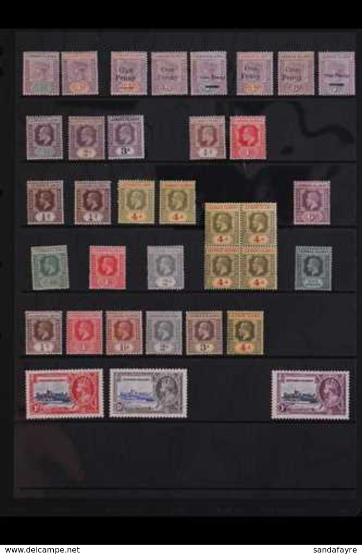 1890-1954 MINT SELECTION  Presented On Stock Pages With QV 1902 Surcharge Sets X2, KEVII To 3d, KGV To Different 1s Inc  - Leeward  Islands