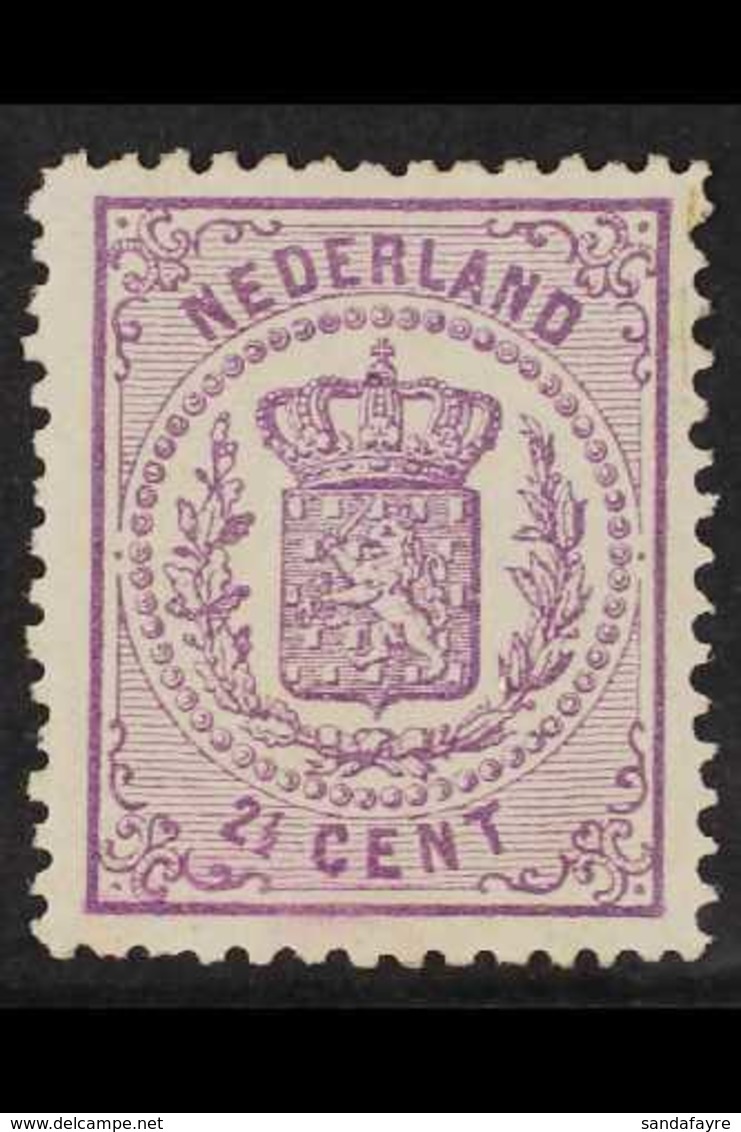 1869  2½c Mauve, No Watermark, Thin Paper, Perf 13-13½, SG 62, Fine Mint. For More Images, Please Visit Http://www.sanda - Andere & Zonder Classificatie