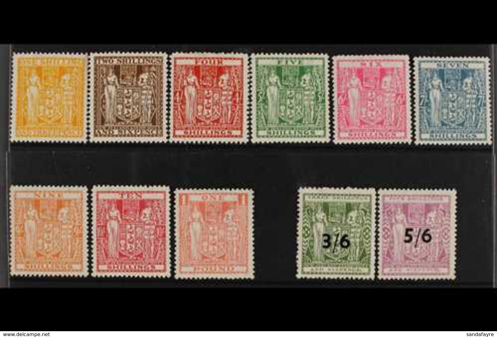 POSTAL FISCALS.  1940-58 VERY FINE MINE SELECTION Presented On A Stock Card. An Attractive. Very Lightly Hinged Group Th - Andere & Zonder Classificatie