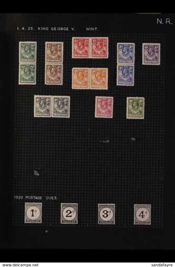 1925-63 FINE MINT COLLECTION  On Album Pages, We See 1925-9 KGV Definitives To 10d, Then Complete From 1935 Silver Jubil - Rhodésie Du Nord (...-1963)