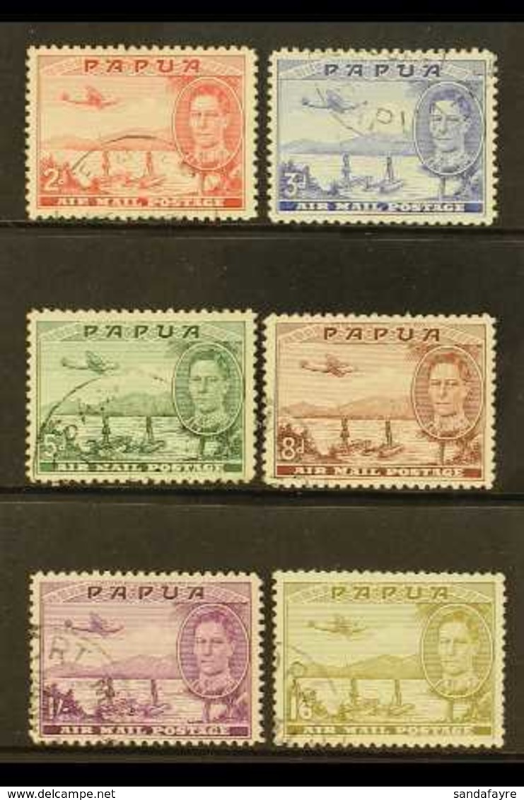 1939-41  Air Post Set Complete, SG 163/68, Very Fine Used (6 Stamps) For More Images, Please Visit Http://www.sandafayre - Papoea-Nieuw-Guinea