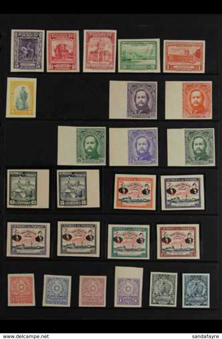 1910-1952 IMPERFORATE ISSUES COLLECTION  An Interesting Fine Mint (mostly Never Hinged) Collection Of Imperforate Issues - Paraguay