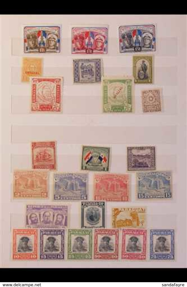 1950's-1970's NEVER HINGED MINT COLLECTION  On Stock Pages, All Different, Includes Many Complete Sets, A Few Earlier Is - Paraguay