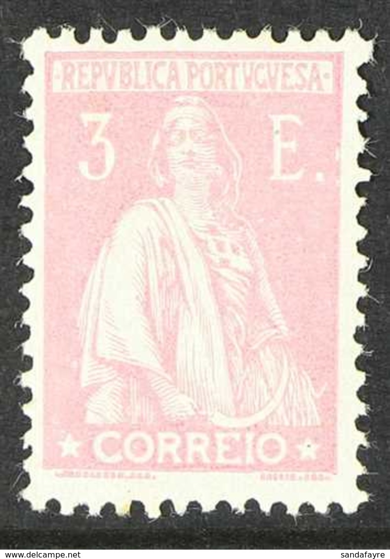 1926  3E Pink "Ceres", Glazed Paper, P.12x11½, SG 573, Fine Mint For More Images, Please Visit Http://www.sandafayre.com - Andere & Zonder Classificatie