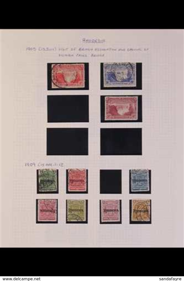 1892-1919 ALL DIFFERENT COLLECTION  Mint And Used (mostly Used). With 1892-94 To 6d, 1896-97 To 2s, 1896 (Cape Overprint - Autres & Non Classés