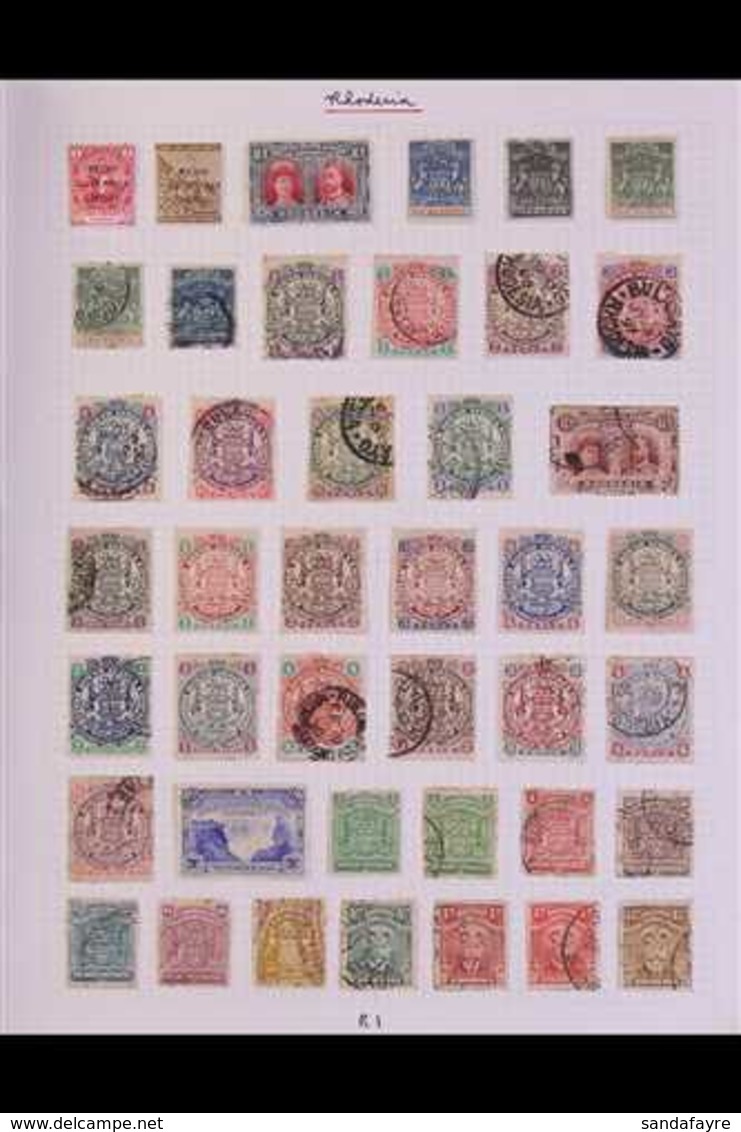 1892-1954 MINT & USED COLLECTION / ACCUMULATION  Interesting Ranges, Haphazardly Arranged On Album Pages, We See 1892-3  - Andere & Zonder Classificatie