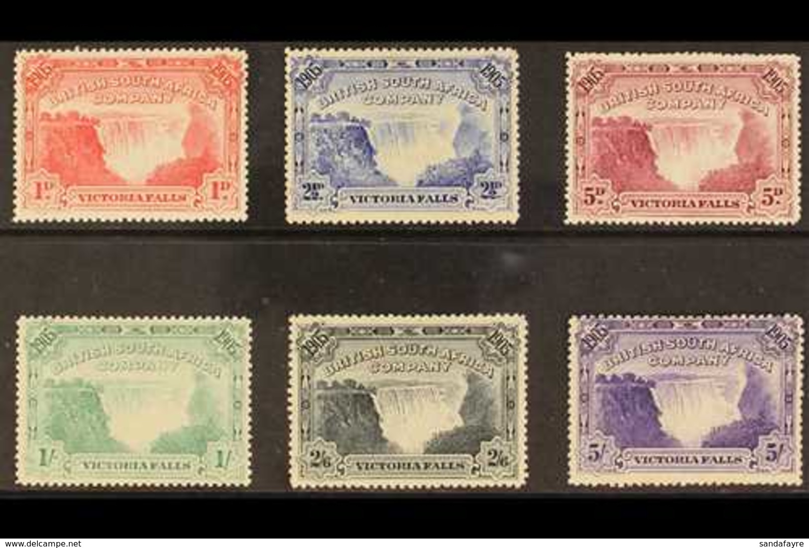 1905  Victoria Falls Bridge, Complete Set, SG 94/9, Good To Fine Mint (6 Stamps). For More Images, Please Visit Http://w - Autres & Non Classés