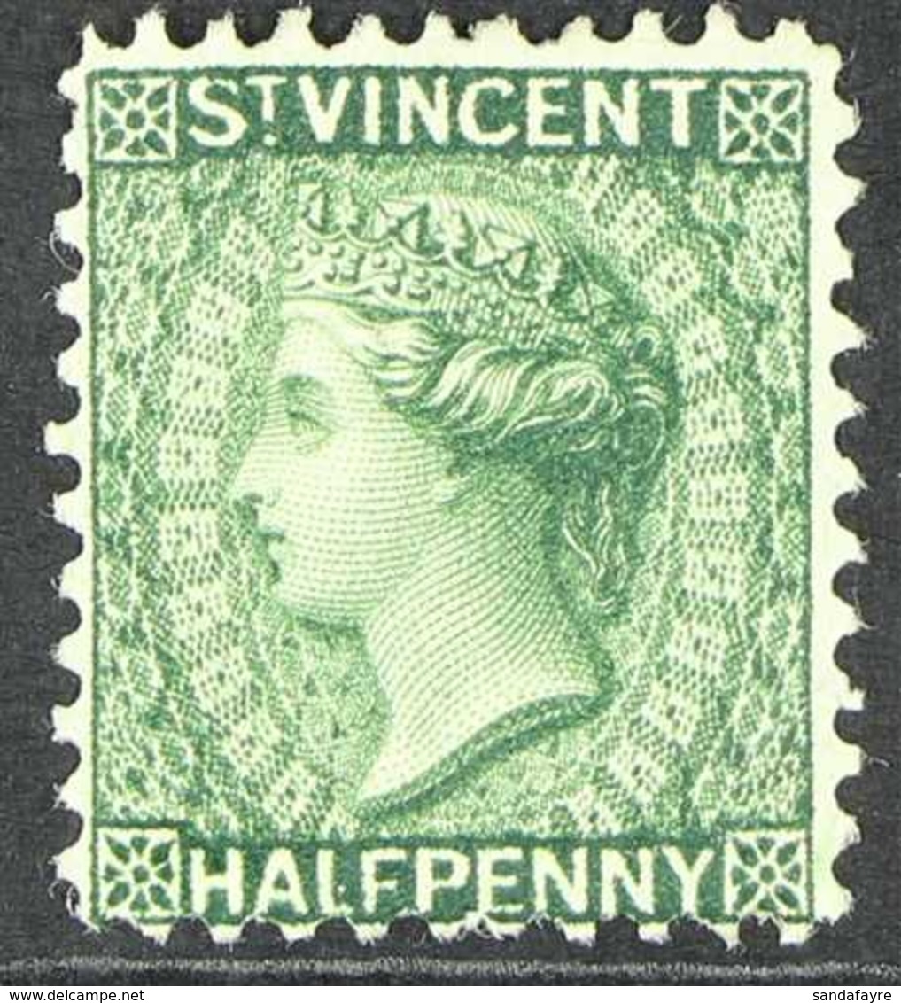 1883  ½d Green, Wmk CA, Perf 12, SG 42, Fine And Fresh Mint. For More Images, Please Visit Http://www.sandafayre.com/ite - St.Vincent (...-1979)