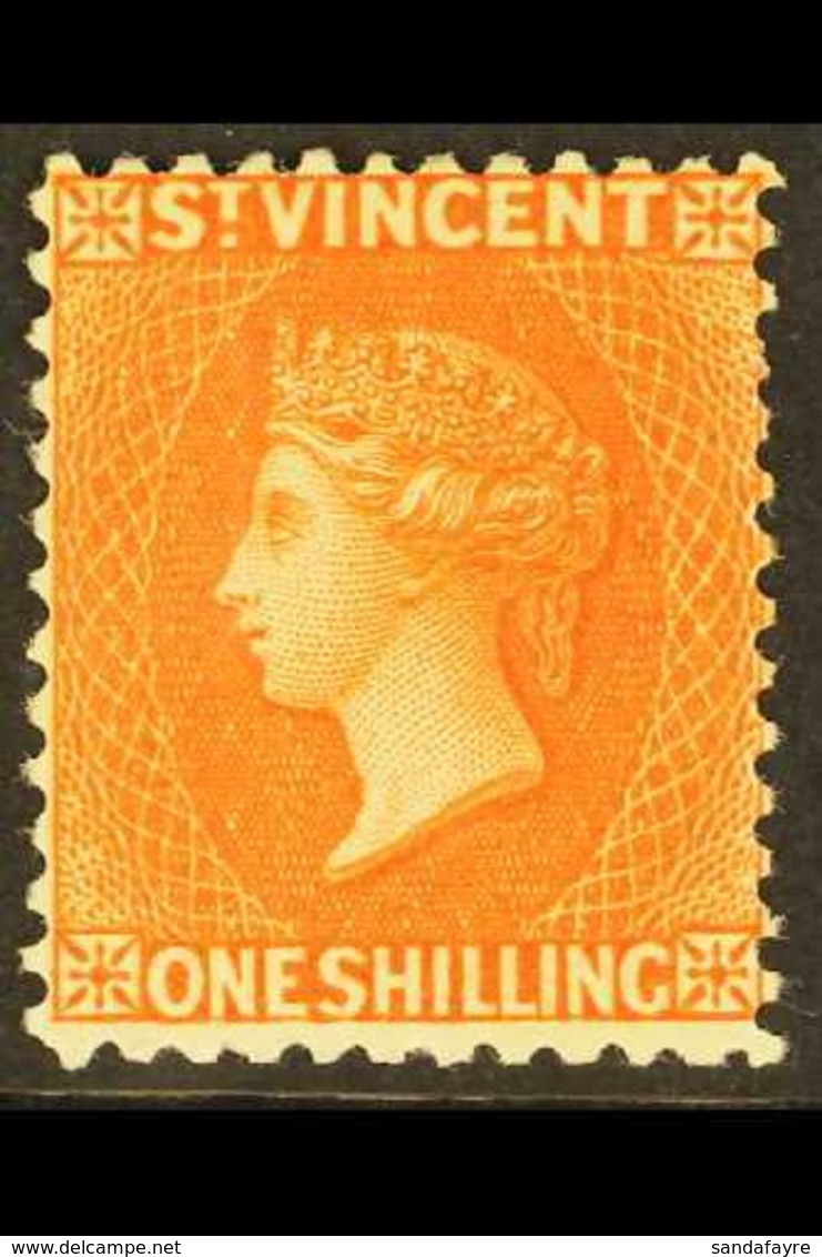 1883-84  1s Vermillion, Wmk CA, Perf 12, SG 45, Very Fine Mint For More Images, Please Visit Http://www.sandafayre.com/i - St.Vincent (...-1979)