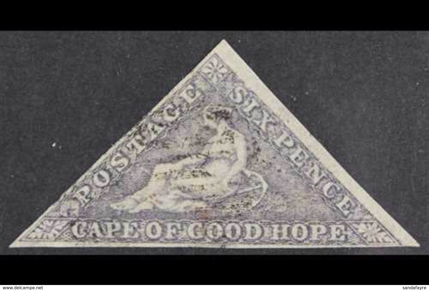 CAPE OF GOOD HOPE  1855-63 6d Deep Rose-lilac On White, SG 7b, Used With 3 Small / Large Margins. For More Images, Pleas - Zonder Classificatie