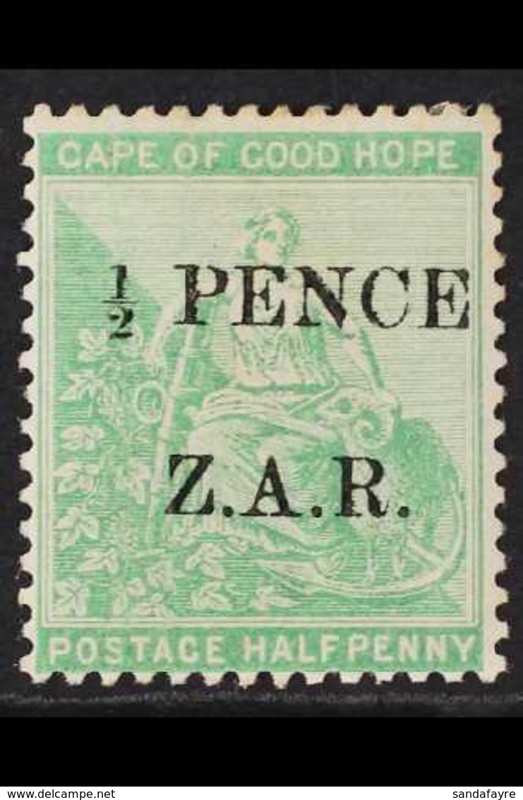 VRYBURG  1899 "½ PENCE Z.A.R." On Halfpenny Green (surcharged COGH), SG 1, Fine Mint For More Images, Please Visit Http: - Zonder Classificatie
