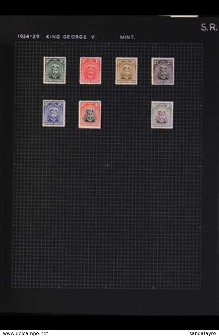 1924-64 FINE MINT COLLECTION  On Album Pages, We See 1924-9 KGV "Admiral" Defins Values To 8d, Note 4d With Dash & Dot G - Zuid-Rhodesië (...-1964)