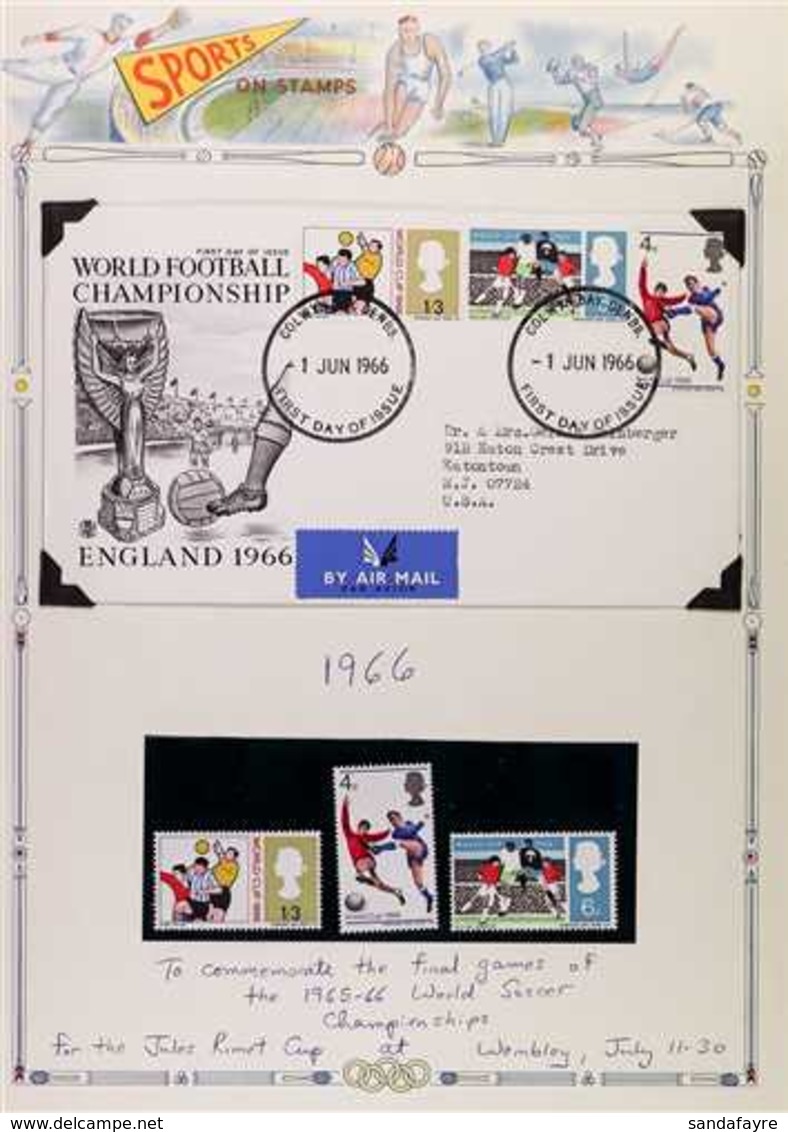 1966-1996 SPORTS TOPICAL COLLECTION  A Most Interesting & Extensive Collection Of Stamps, Covers And Cards, Including Co - Autres & Non Classés