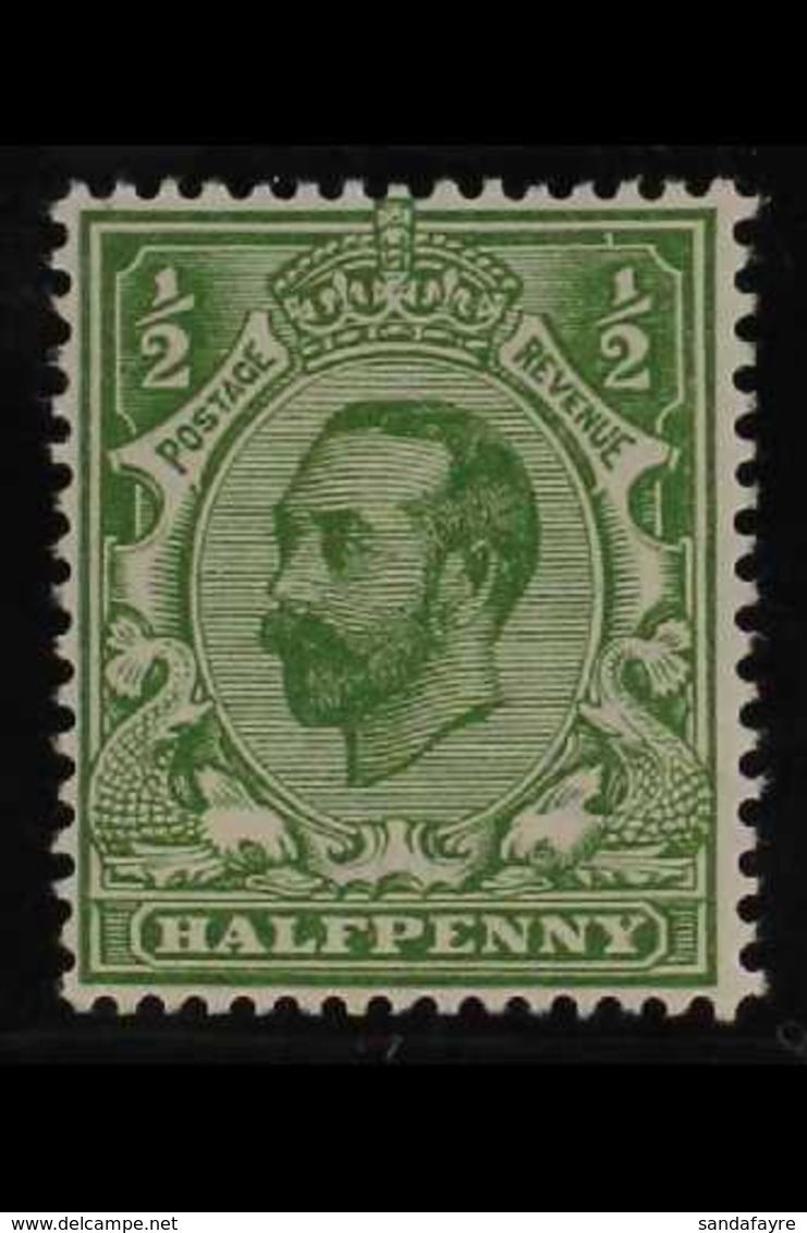 1911-12  ½d Bright Yellow-green Die A, SG Spec N1 Var, Never Hinged Mint, With 2013 Hendon Photo-certificate For The Ori - Non Classés