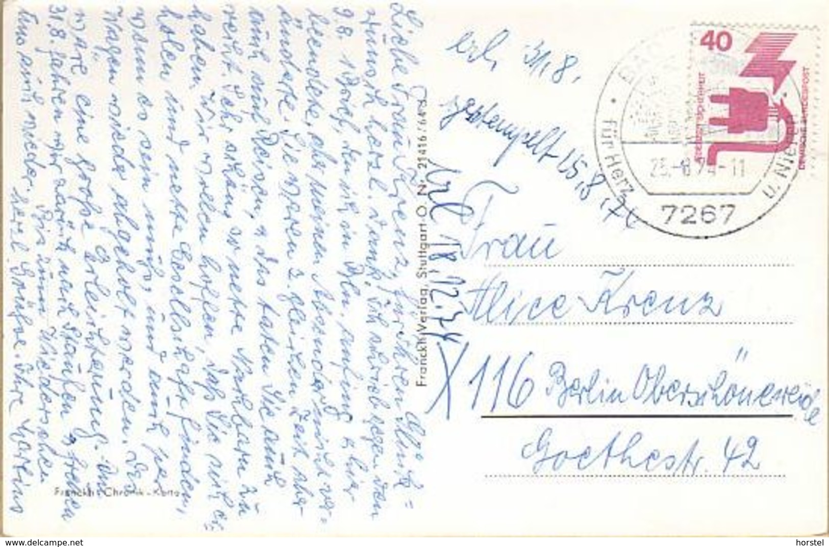 D-75385 Bad Teinach-Zavelstein - Panorama - Nice Stamp - Bad Teinach