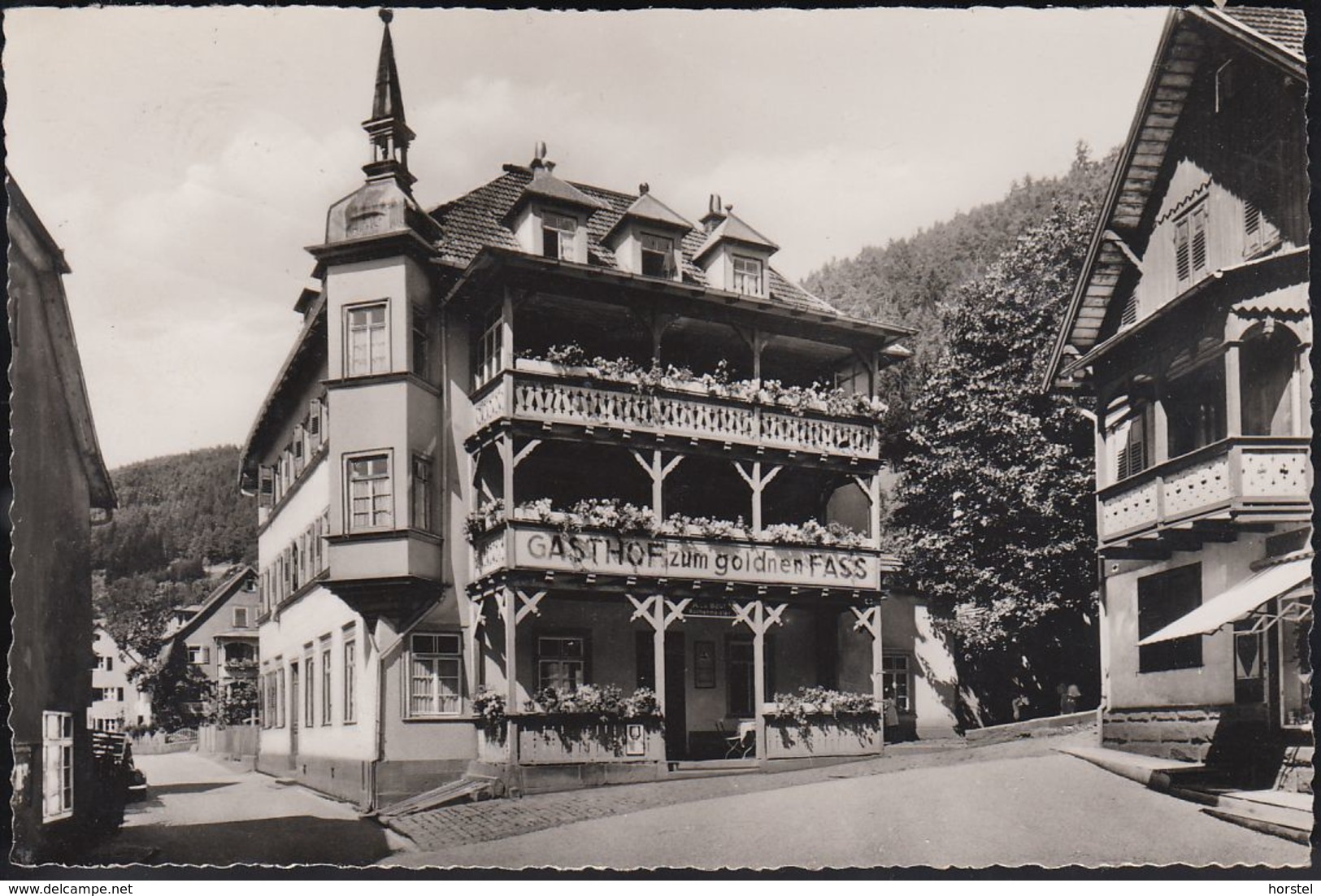 D-75385 Bad Teinach-Zavelstein - Gasthof Zum Goldenen Fass - Nice Stamp - Bad Teinach