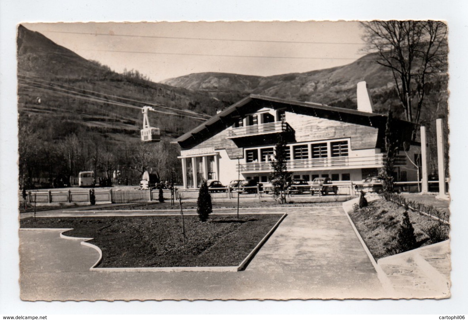 - CPSM SAINT-LARY (65) - La Gare Du Téléphérique - Photo BERJAUD 4055 - - Other & Unclassified