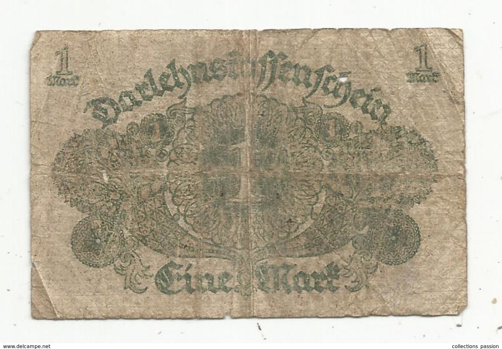 JC , Billet , ALLEMAGNE ,1920 ,Berlin,1 ,eine Mark , 2 Scans - Zonder Classificatie