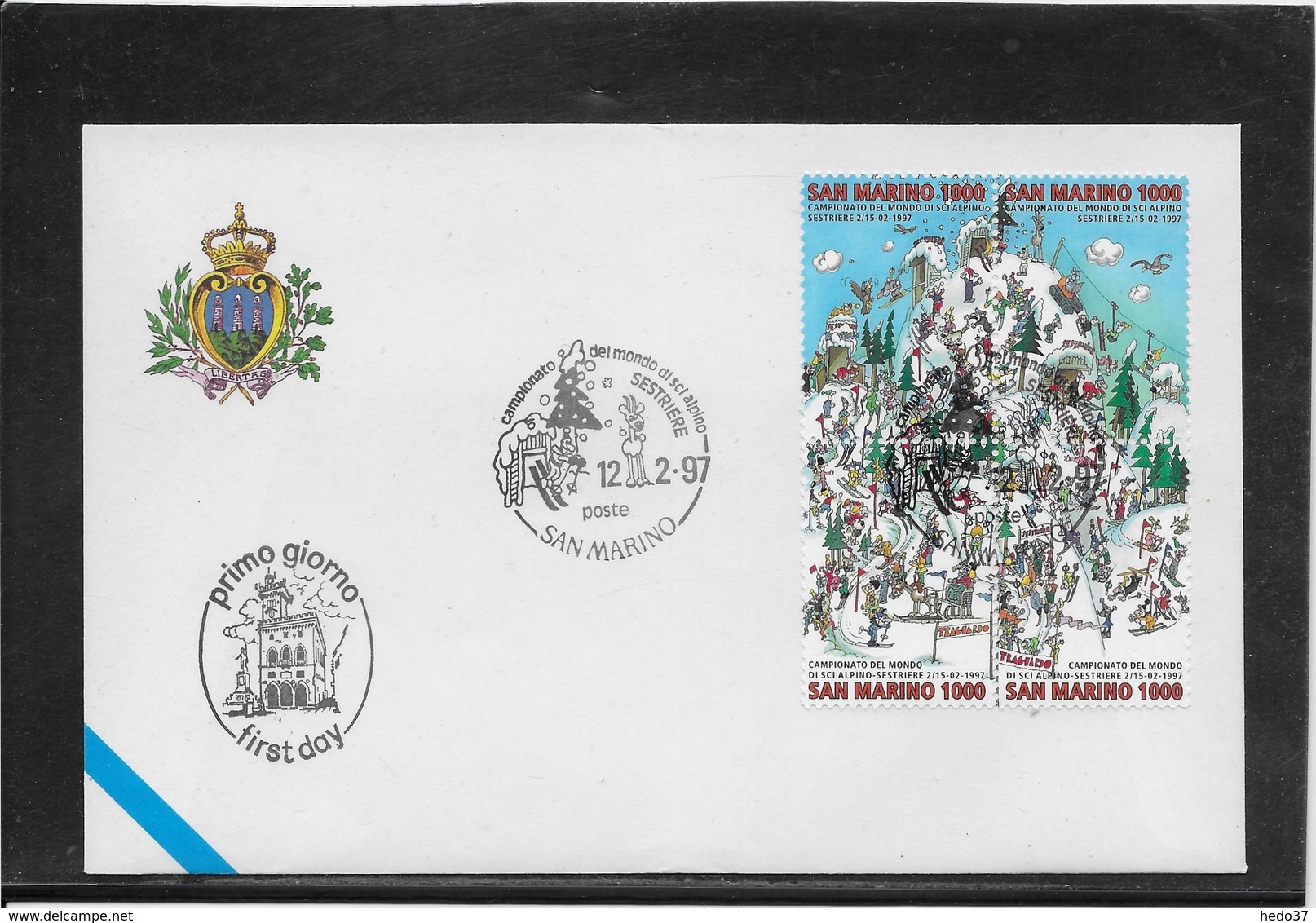 Saint Marin - Enveloppe FDC - TB - FDC